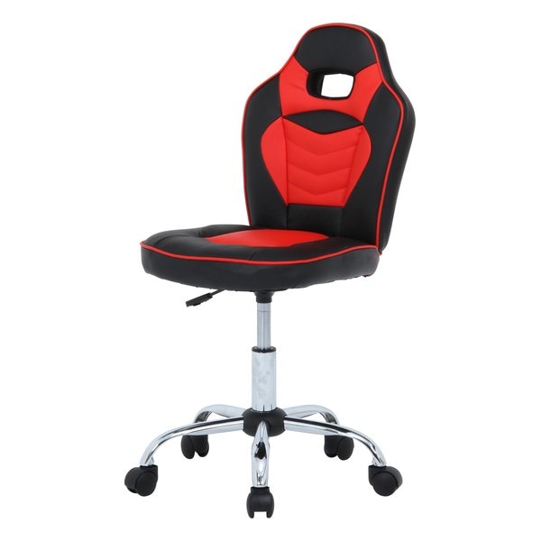 レーシングチェア キッズ用 レッド H-2781L