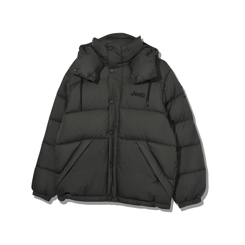 取り外し可能なフード付きダウンジャンパー（JO4JPU423DK）