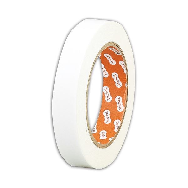 （まとめ）TANOSEE オリジナル両面テープ 20mmx20m 1セット（10巻） [x10]