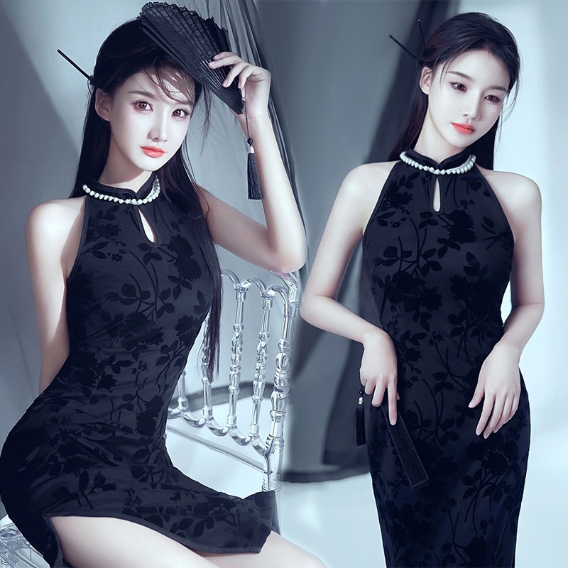 レースチャイナドレス　コスプレ　レディース