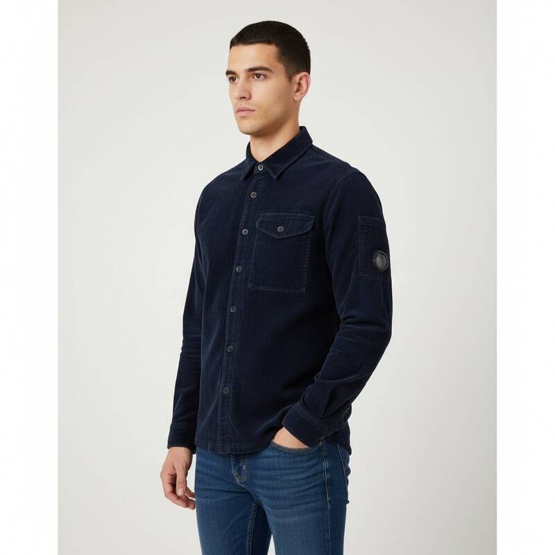 シーピーカンパニー コーデュロイ 長袖シャツ エクリプス メンズ 19CMSH071A 006410O 888
