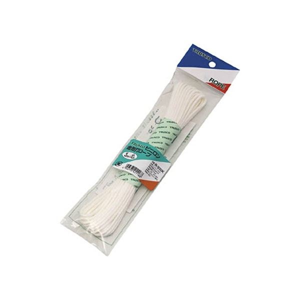 （まとめ）ビニロン金剛打ロープ 6mmx10m 白 R-610K 1巻 [x5セット]