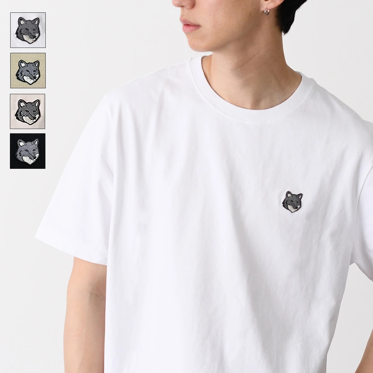 Tシャツ トップス 半袖 グレイフォックスヘッド コンフォート PM00108 KJ7025 メンズ