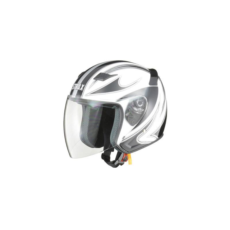 リード工業 STRAX ジェットヘルメット ホワイト LLサイズ SJ-9