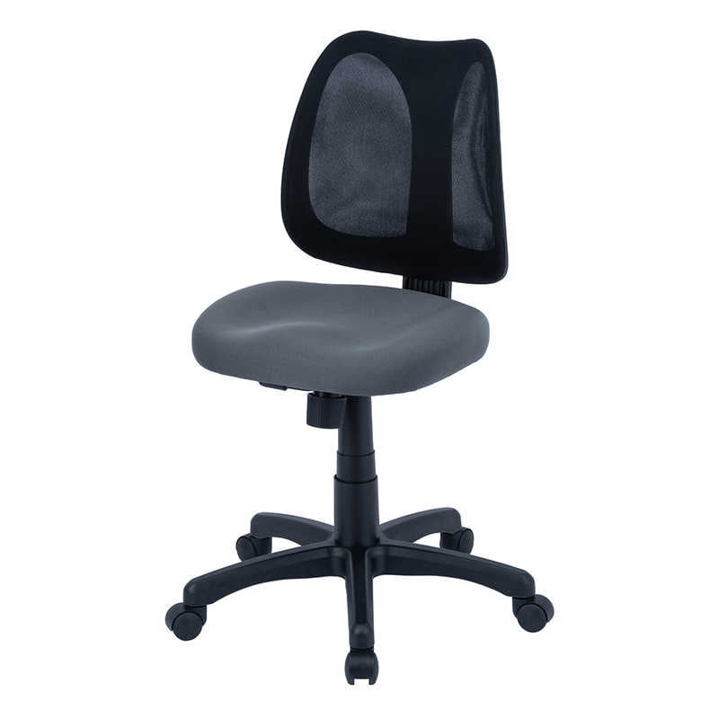 ナカバヤシ　ソリッドメッシュチェアー モールドウレタン座面　RZS201GY