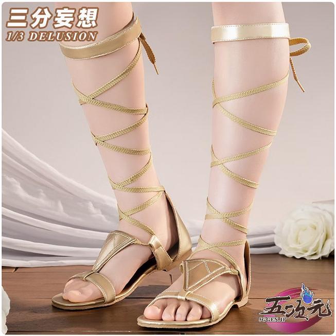 ハロウィン 　第五人格　コスプレ　占い師　ホワイト　靴