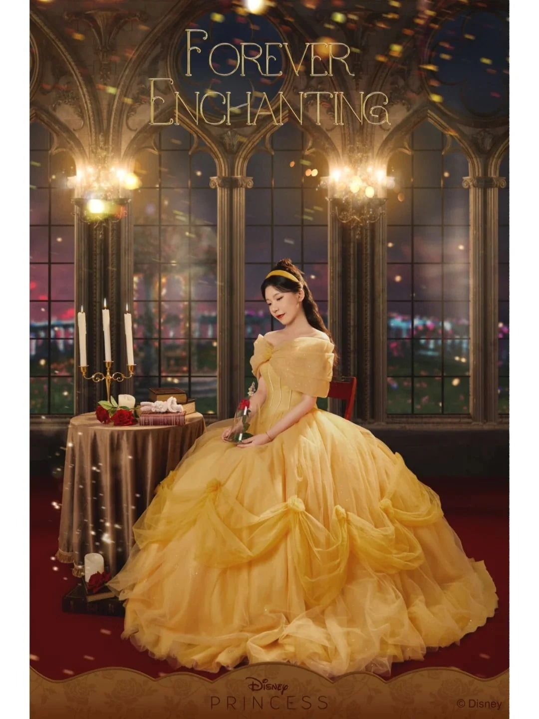 ドレス 2024 イエロー ワンショルダー 誕生日 成人式 ベル プリンセス スカート 写真館 ウェディングドレス