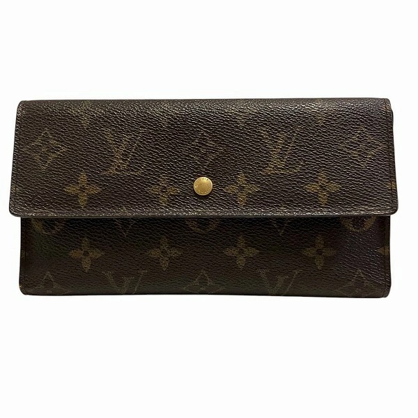 ルイヴィトン ポルトフォイユインターナショナル M61217 長財布 3つ折り財布 ユニセックス