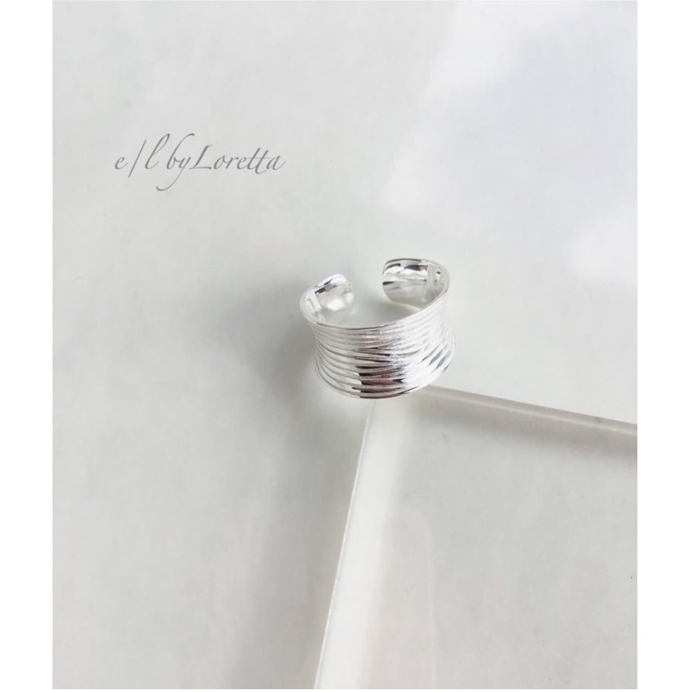 Silver925 thick line Ring EL by Loretta レディース アクセサリー 5,590円