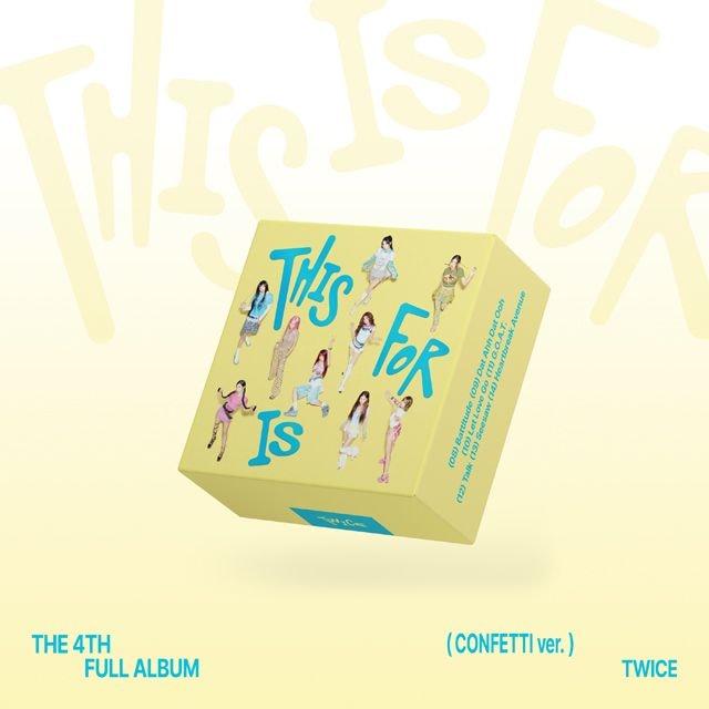 [CONFETTI VER] TWICE 正規 4集 CD アルバム THIS IS FOR