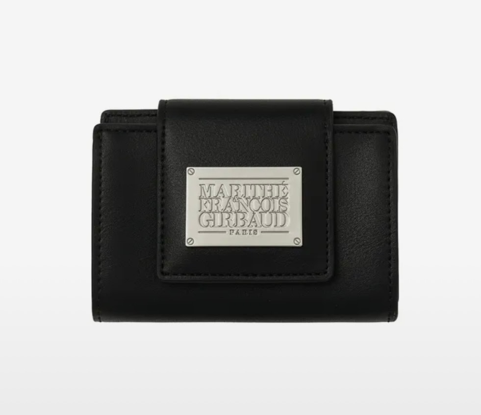 (Marithe) 2color CLASSIC LOGO STRAP WALLET