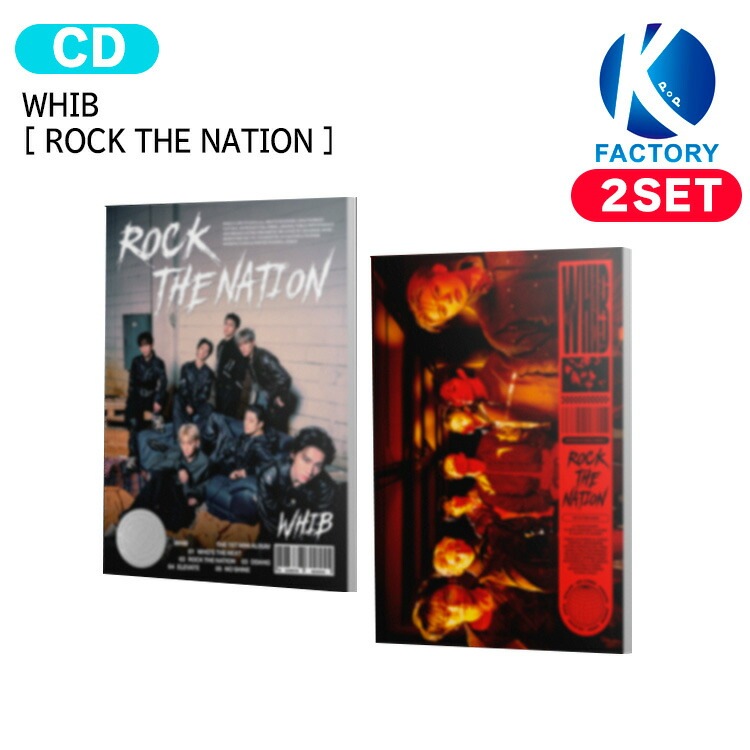 国内発送 WHIB [ ROCK THE NATION ] 2種セット 1st Miini Album / 1次予約