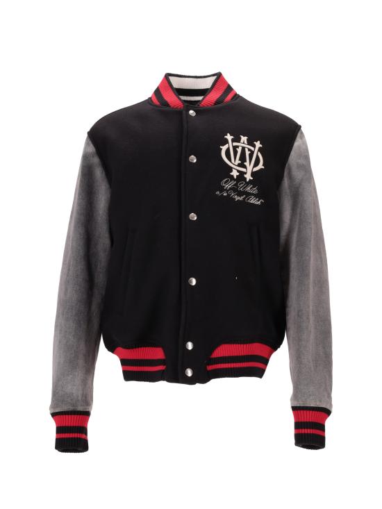 OFF WHITE Men Jacket OMEH053F25FAB003 1017 BLACK FROZEN DEW