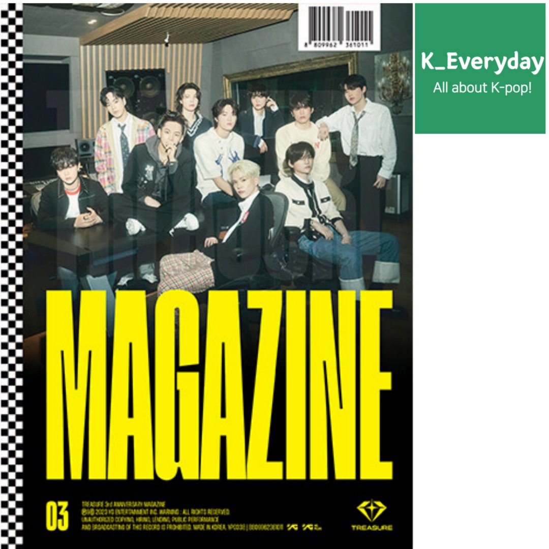 TREASURE 3rd ANNIVERSARY MAGAZINE 並行輸入純正品