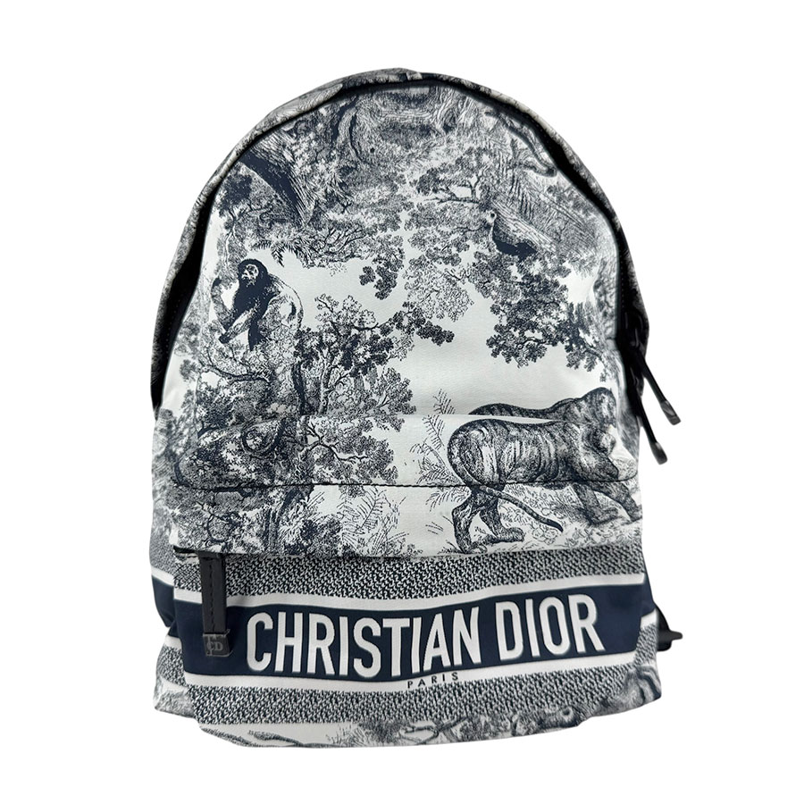 クリスチャンディオール Christian Dior リュック トラベル スモール バックパック ナイロン ネイビー/ブラック レディース z7788