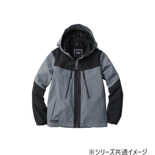 0284-00 防水防寒ブルゾン 6Lサイズ グレー(7) G.G.