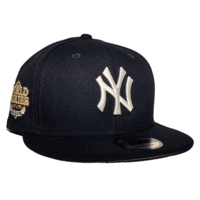 スナップバックキャップ 帽子 9fifty メンズ レディース デレク ジーター MLB ニューヨーク ヤンキース フリーサイズ