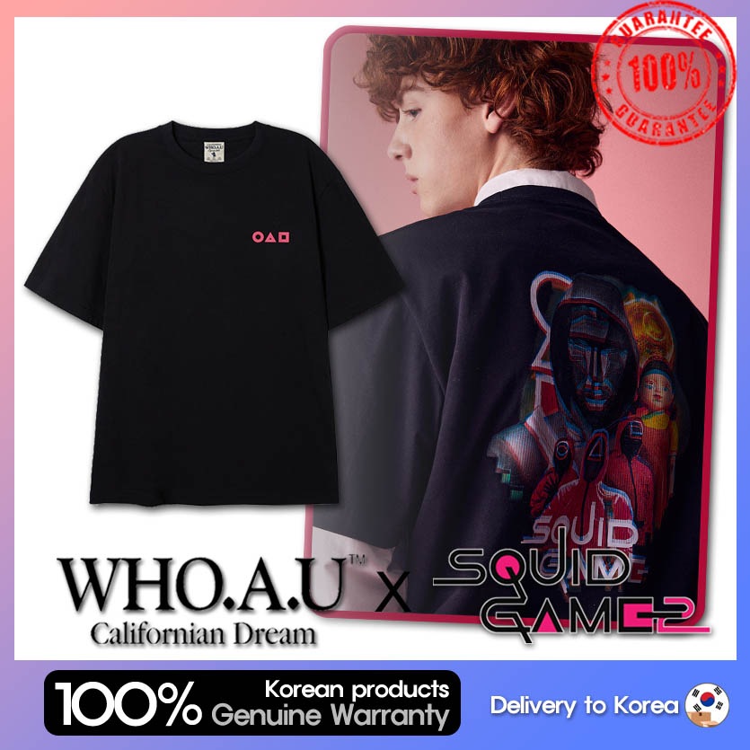[WAU x SQUID GAME] イカゲームホログラム Tシャツ Hologram T-Shirt / ユニセックス