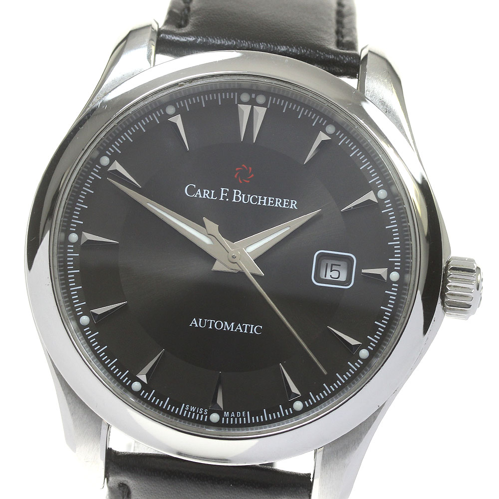 カール F.ブヘラ CARL F.BUCHERER 10915.08 マネロ デイト 自動巻き メンズ _849814【中古】