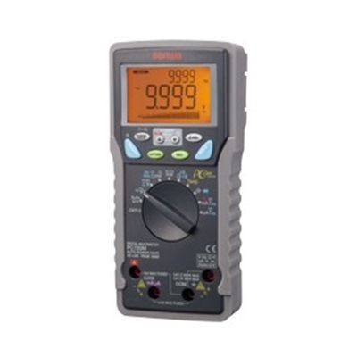 メモリ付デジタルマルチメータ 高確度メモリ付 三和電気計器 PC-720M（電流計/電圧計/回路分析/据置測定/温度測定/チェッカー/チェック/最大値最小値レコーディング/ロギング機能）