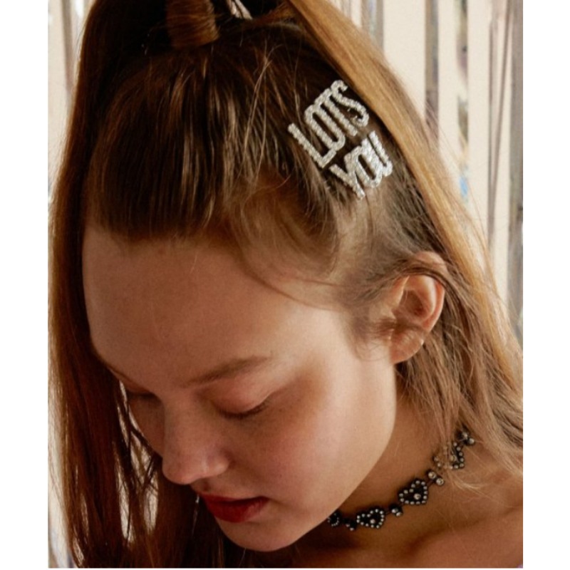 LOTSYOU/ lots you love you crystal hair pin 3Set/IVE Jang Wonyoung[着用]/ヘアピン