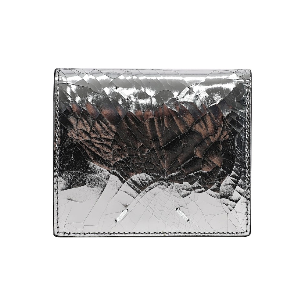 メゾンマルジェラメゾンマルジェラクラックメタリックバイフォールドウォレット SA1UI0025 P5016 H7730 RGP5007712535