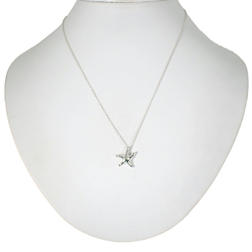 【中古】TIFFANY/ティファニー 925 スターフィッシュ ペンダント/ネックレス/g409-84