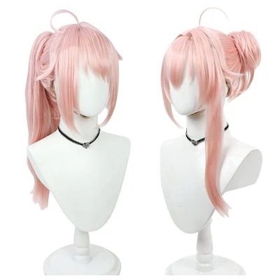 コスプレウィッグ 柚鳥ナツ ブルーアーカイブ 耐熱 文化祭 小物 ハロウイーンウィッグ かつら ネ