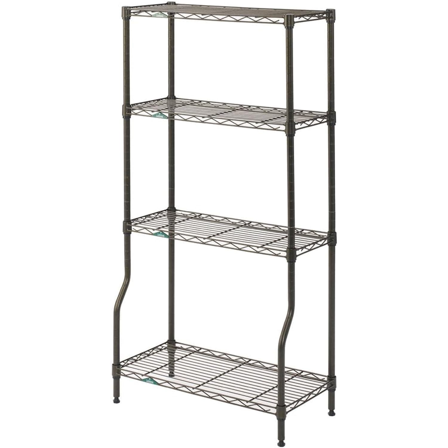 ドウシシャ ルミナス ガーデンラック 幅60 4段 屋外OK サビにくい スリムスチールラック 可変棚 プランターラック フラワースタンド 園芸 観葉植物 全体耐荷重320kg 幅59.5×奥行29.