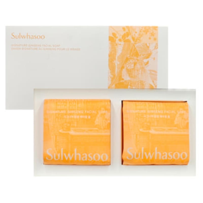 シグネチャー ジンセン フェイシャルソープ／宮中石鹸 120g×2個