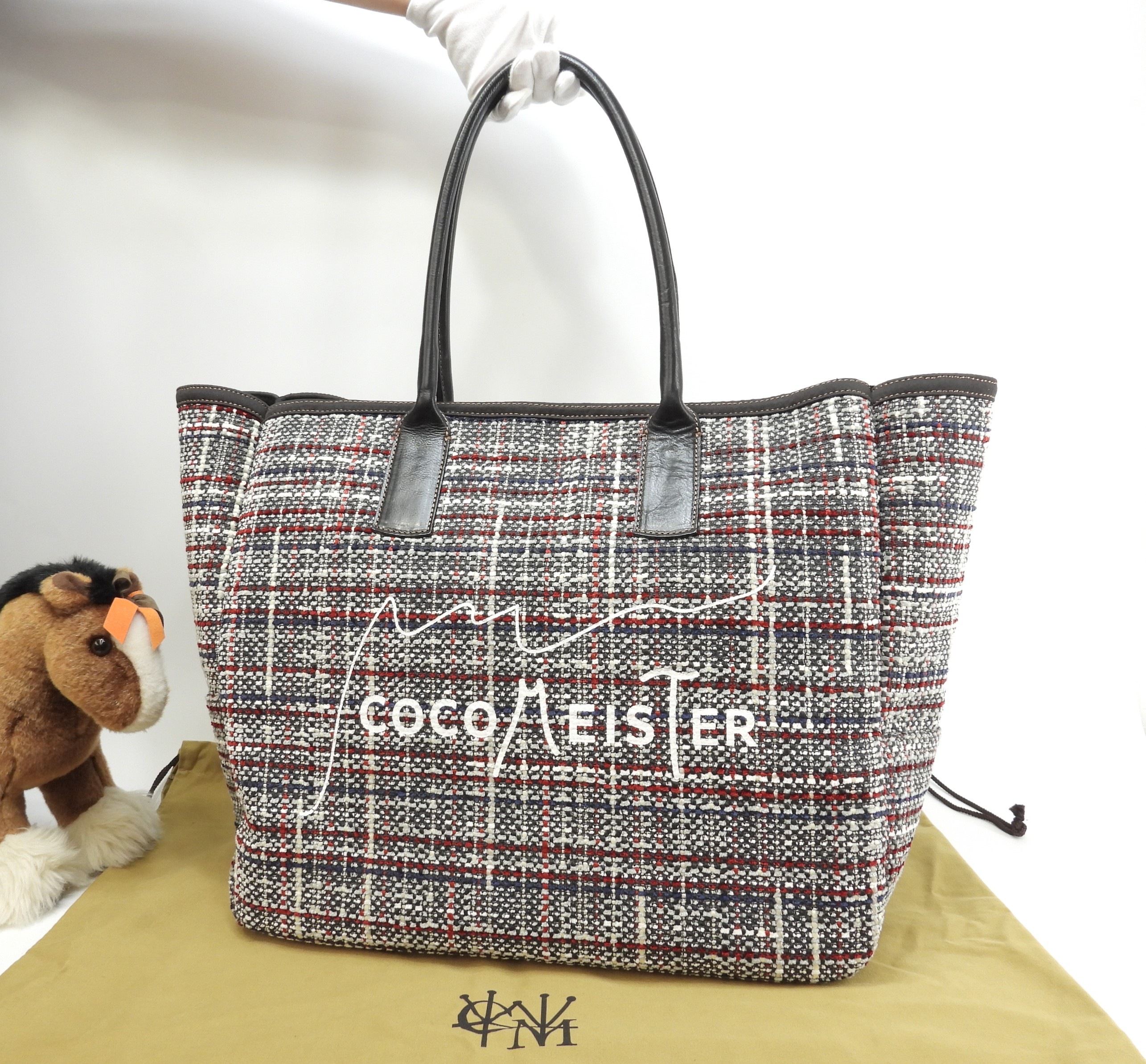 トートバッグ フェンウェイパーク ツイード/ホワイトチアリング 極美品@ 1 38,870円
