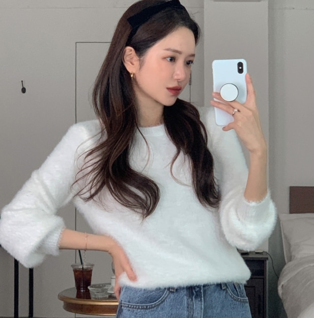 柔らかいラグジュアリーニット韓国人気の全4色