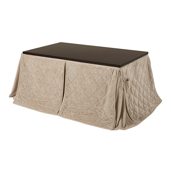 KOT-7311DBR-150+ポカFH150GG ダイニングコタツ+うす掛け布団 2点セット メーカー直送