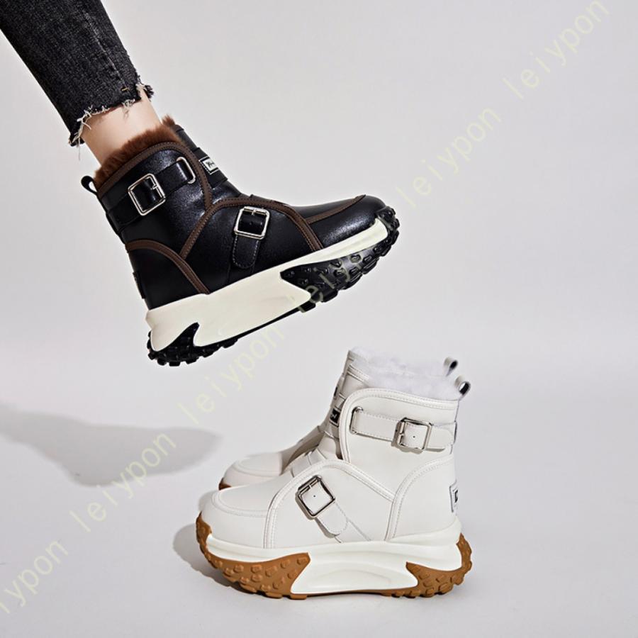 スノーブーツ 雪用 防水ブーツ 冬用ブーツ 日常着用 登山靴 通気性 防滑 耐摩耗性 幅広 防寒シューズ レディースブーツ 綿靴 あったか 通勤 通学靴 暖かい 秋