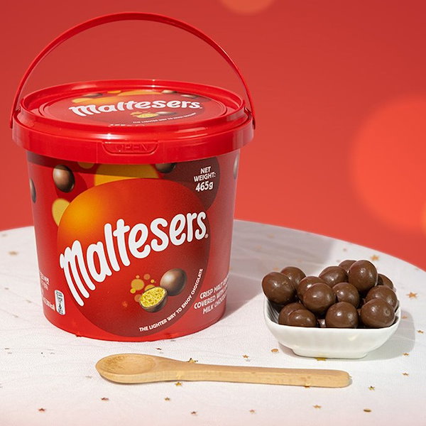 Maltesers モルティーザーズ バケツ チョコレート 465g [Maltesers]モルティーザーズ /チョコレート チョコボル  パーティーバスケット/チョコボー モッパン(並行輸入)