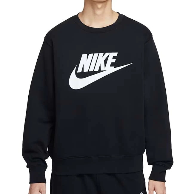 ナイキ(NIKE) 2025 HO メンズ CLUB クラブ GFX フリース クルー スウェット トレーナー FN3891-010ブラック×WH