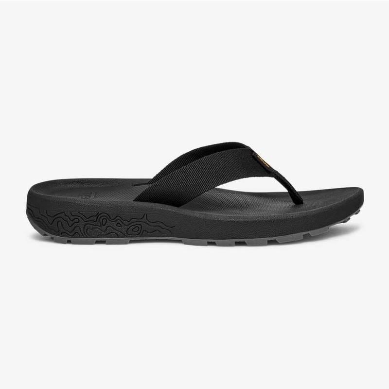 [TEVA] 女性用スリッパ ハイドラトレック フリップ (STVF2510916-BLK, 2510916, 0916, 9622, stvf2510916)