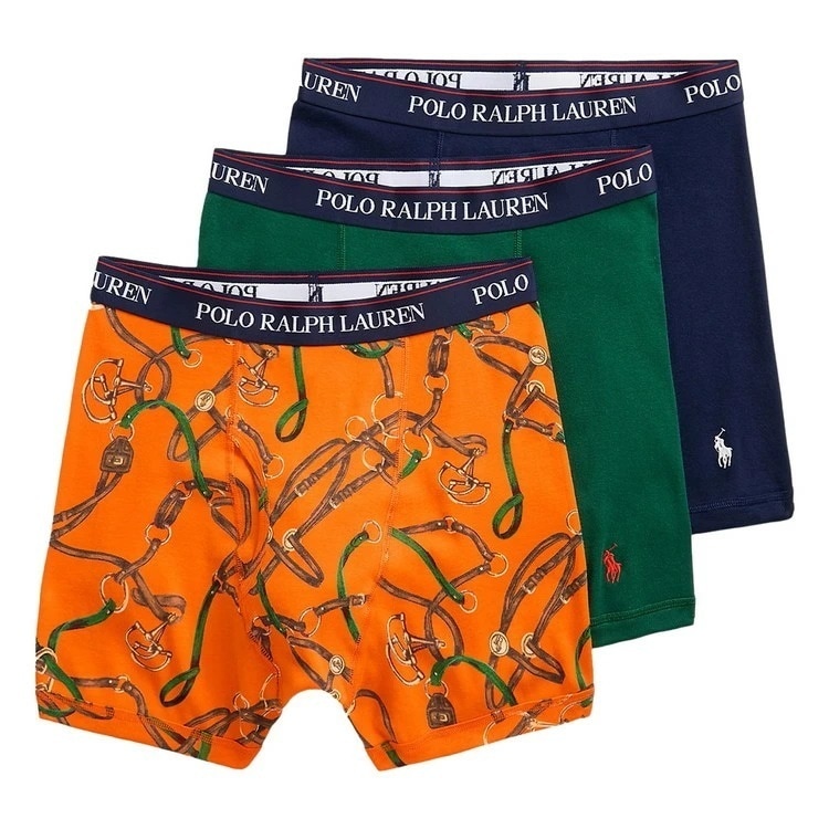 CLASSIC FIT COTTON ボクサーブリーフ 3PK [ダーリングブライドル/ニューフォレスト/クルーズネイビー]【NCBBP3-FHA4】