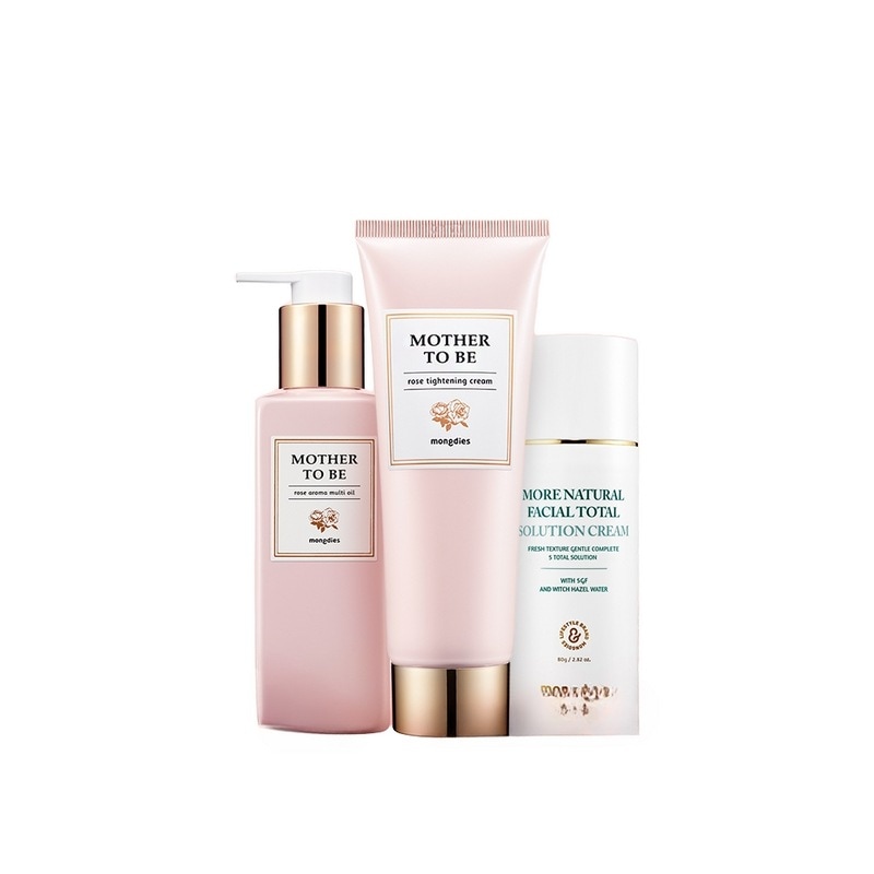 [3+3]モンディエス妊婦クリームオイルプレミアムケアセット