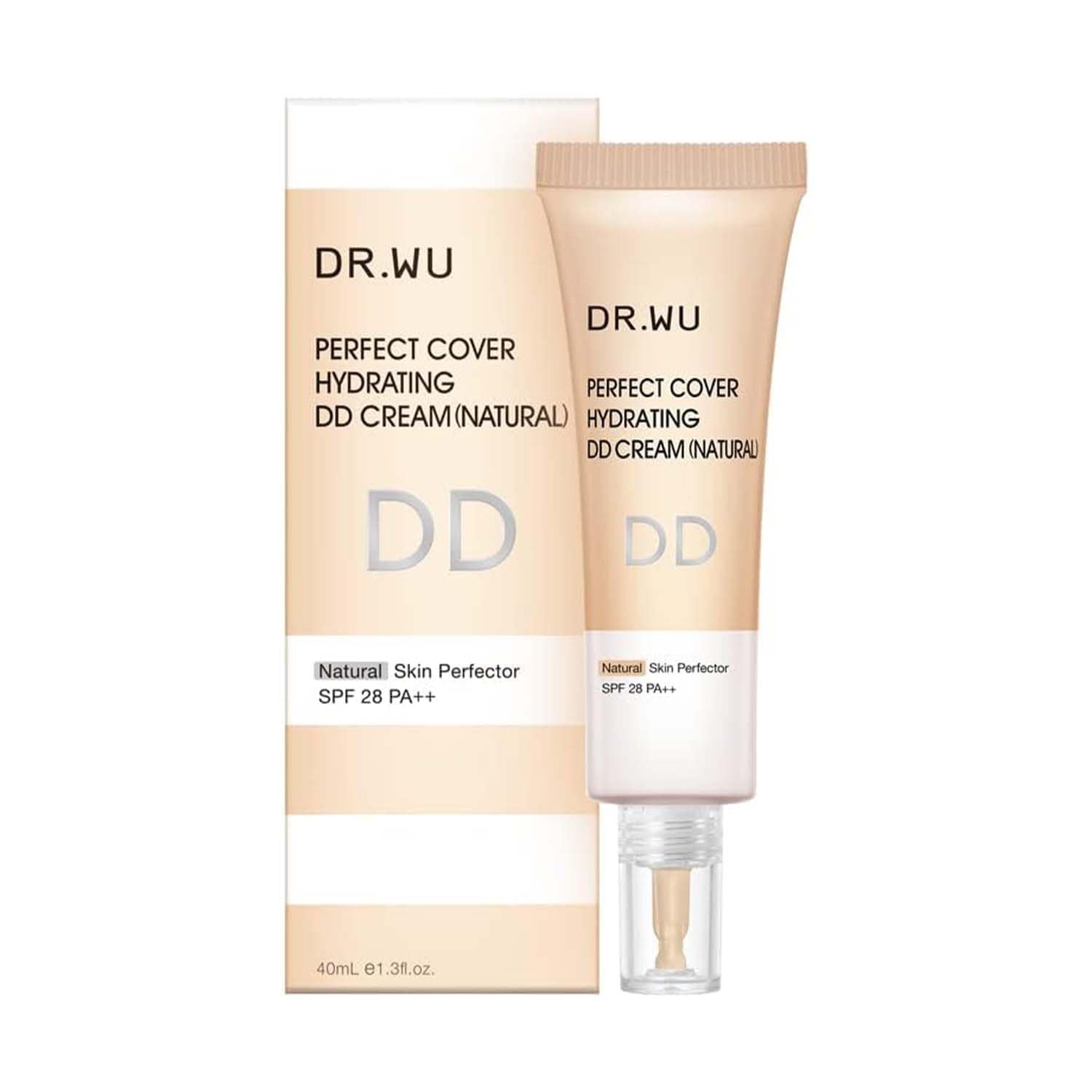 DR.WU(ドクターウー) ミネラルメイクアップ DDクリーム 酸化亜鉛フリー 敏感肌 (ナチュラル)