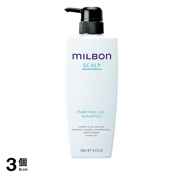スカルプ ピュリファイング ジェルシャンプー ポンプ 500mL 3個セット