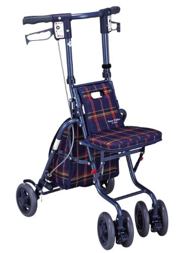 島製作所 サニーウォーカーSP (中:H92-86cm) (格子NB) 耐荷重80kg コンパクトカ