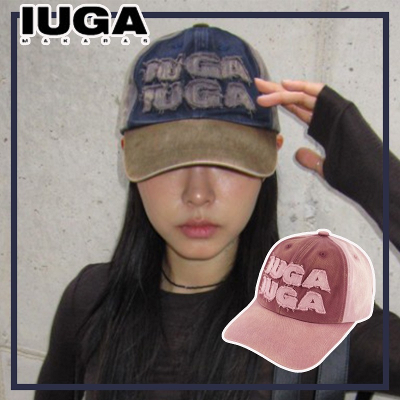 【IUGAMAKARAS】Washed Patch Ball Cap