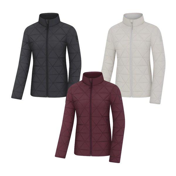 女性 冬 웰론 マット ダイヤモンドキルティング 登山 超軽量 パディング ジャケット 2564JK522W