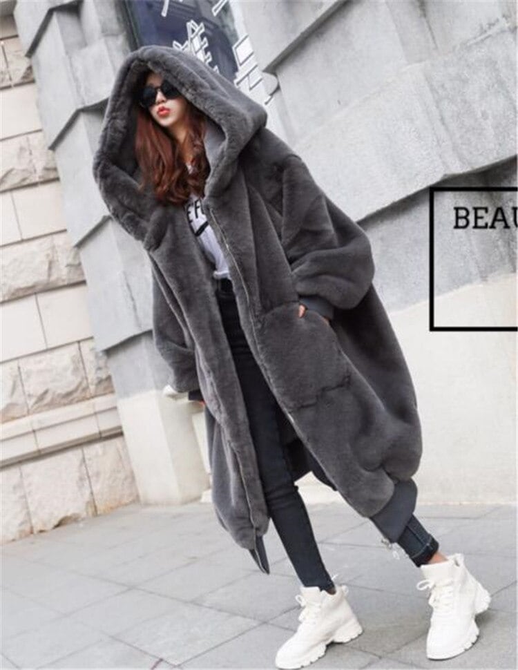 海外セレブ人気商品 おしゃれ 韓国ファッション 大人気 オシャレ 厚手 ロングセクション