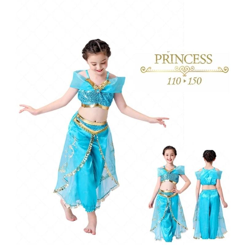 【新.発売&・激安販売】ジャスミン コスプレ 2点セット ハロウィン衣装 コスプレ衣装 アラジン 魔法ランプ 仮装 ジャスミン コスチューム アラビアン コスプレ ベリーダンス