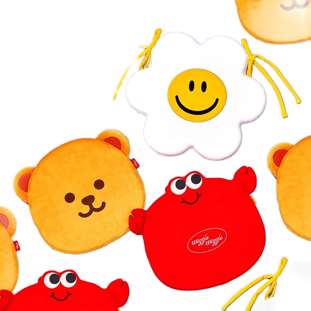 [ウィグルウィグル] 椅子座布団 オフィス 学生 メモリフォーム座布団 - Smile We Love