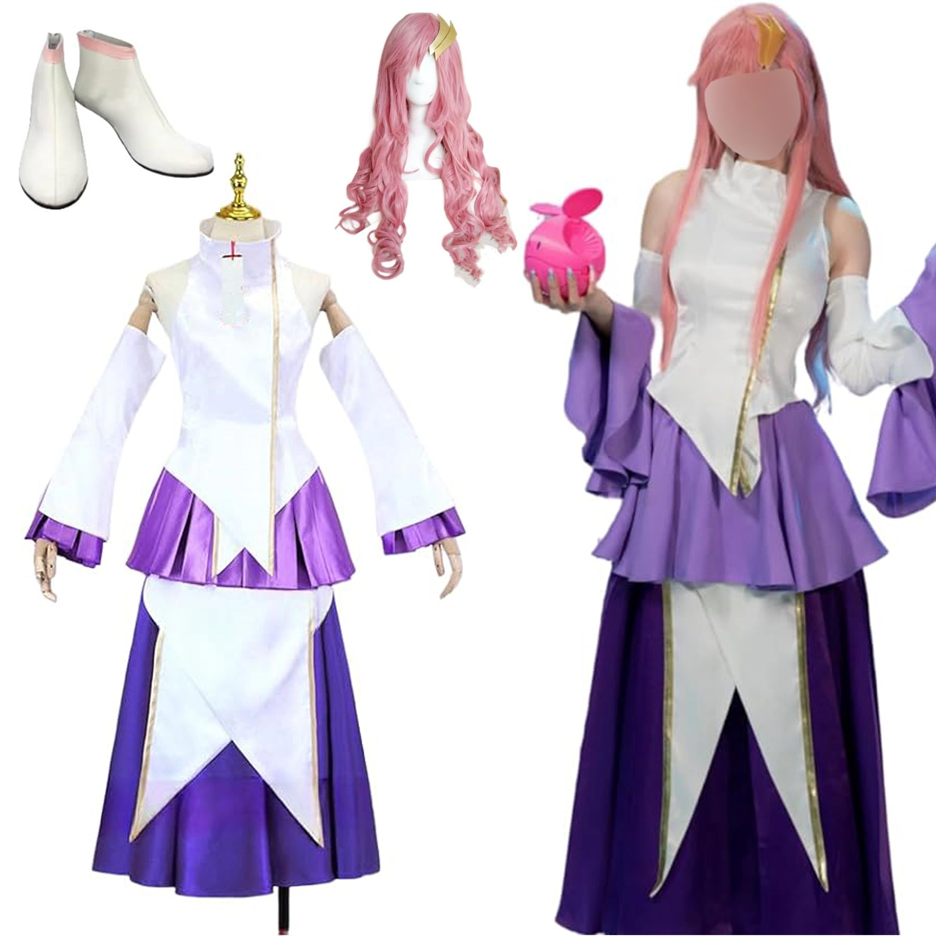 【全シリーズ発売中】 【値引き中】靴 ウィッグ 衣装 コスプレ ハロウィン 大人 ワンピース 撮影 アニメ 遊園地 お祭り舞台服 学園祭 イベント ラクスクライン コスプレ クライン ラクス 機動戦士