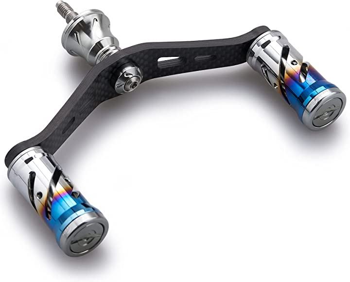 90mm リール ハンドル 16mm ノブ 搭載 シマノ ダイワ 通用 1.5K炭素布 カーボンクランク スピニングリール用 Vortex Series 506(ガンメタル) 7,180円