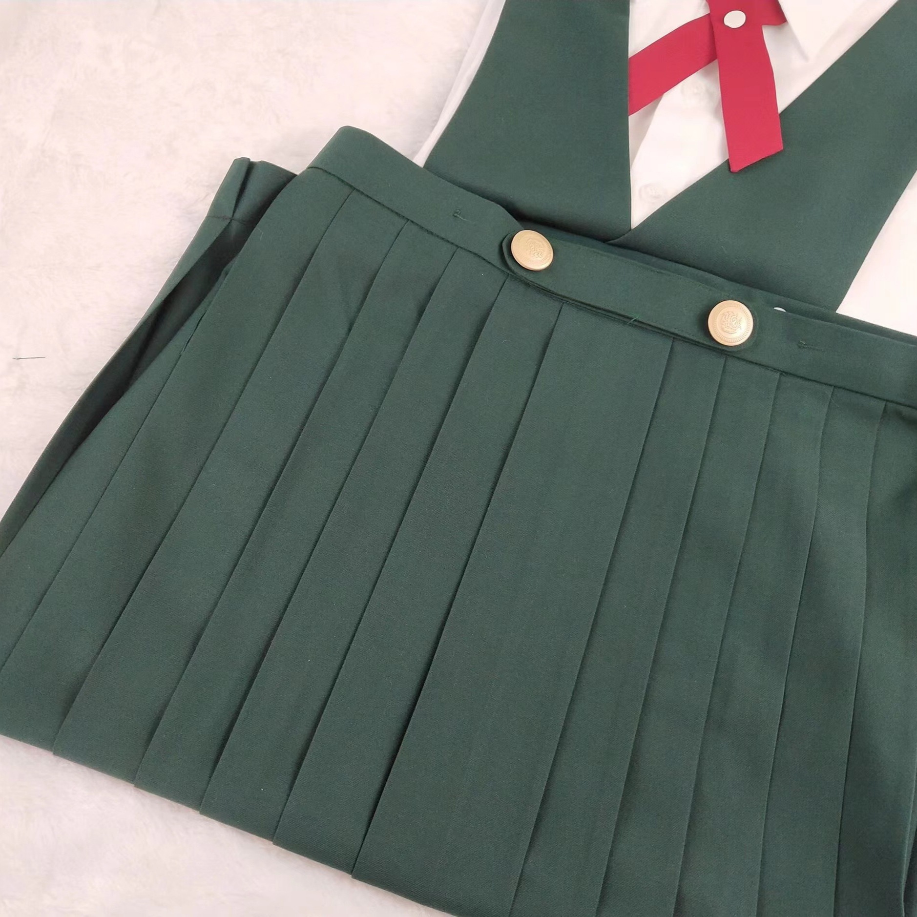 【1つ買うと10つ無料】カレッジスタイルクラスユニフォームストラップスカートjkユニフォームのロングスカートドレス女子学生学校ユニフォームユニフォームスカート 101,370円